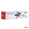 Gato de tijera 1,5 Tcon mango de llave + Guantes de trabajo 1,5T 1500 kg AMIO-02478