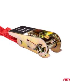 Juego cintas de amarre con tensor 700kg 25mm 4,5m 4 unid  BELT-03