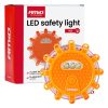 Luz de advertencia LED con linterna 3xAAA IP65 12SMD + 3SMD