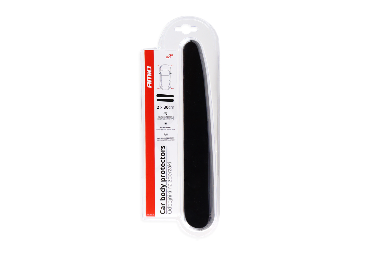 Protectores parachoques negro 2 x 30cm CBP-3 1 Protectores parachoques negro 2 x 30cm CBP-3