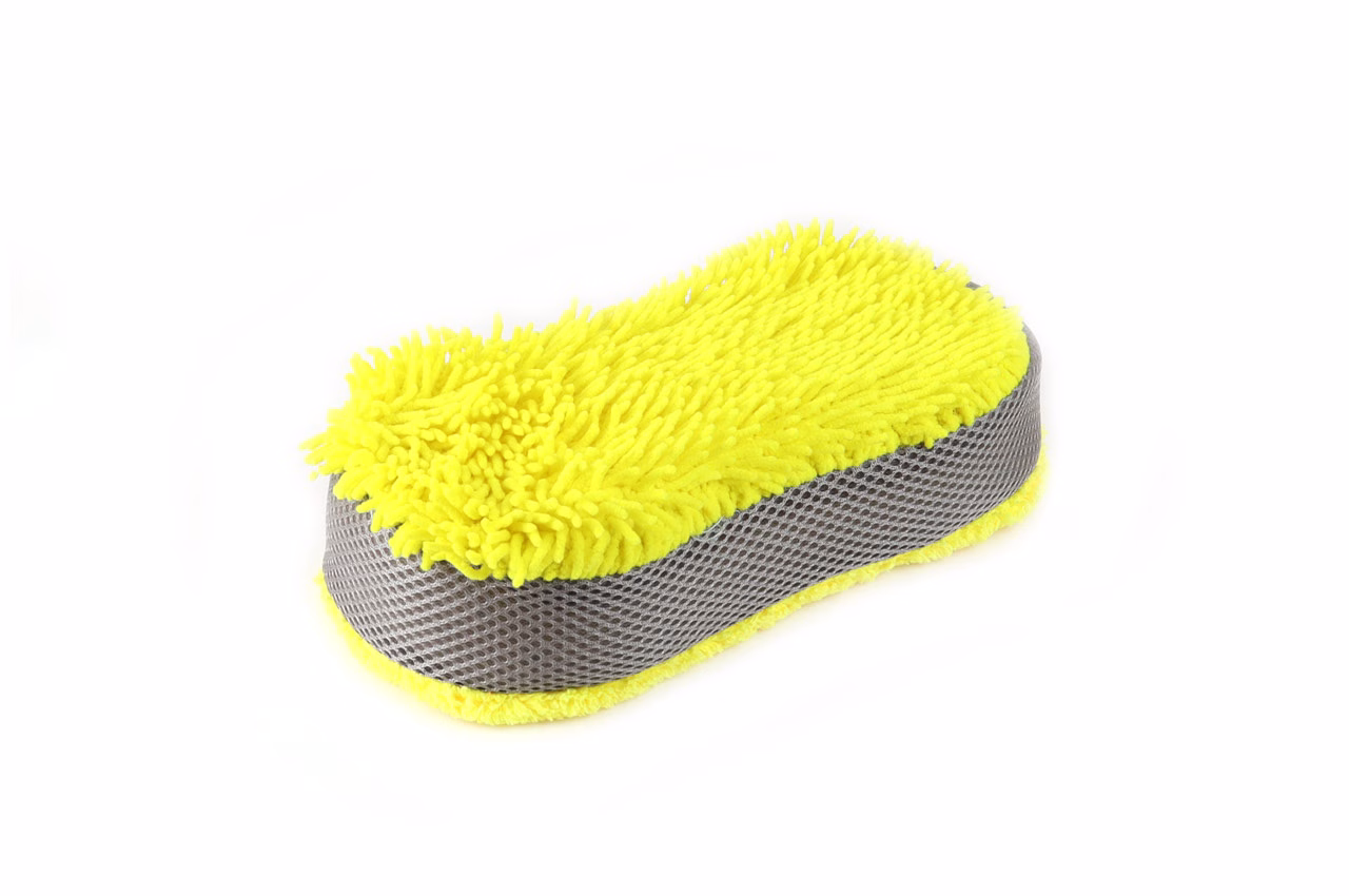 Esponja de microfibra amarilla 63g 23x10,5x5cm