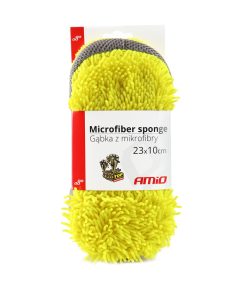 Esponja de microfibra amarilla 63g 23x10,5x5cm
