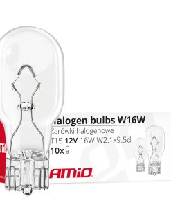Bombillas halógenas T15 W16W W2.1x9.5d 12V 10 szt (pcs) 10 unid.