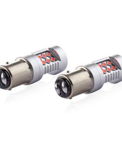 LED CANBUS 3030 24SMD 1157 BAY15D PR21/5W Red 12V/24V