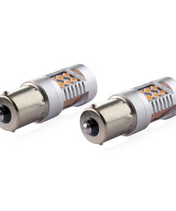 Żarówki LED CANBUS 3030 24SMD 1156 BAU15S PY21W Amber 12V/24V 9 Żarówki LED CANBUS 3030 24SMD 1156 BAU15S PY21W Amber 12V/24V