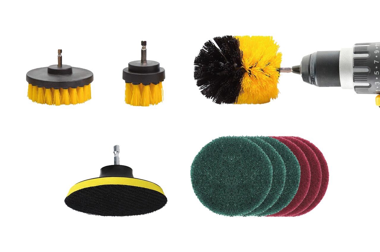 Juego de cepillos para limpieza - 10 piezas 2 Juego de cepillos para limpieza - 10 piezas