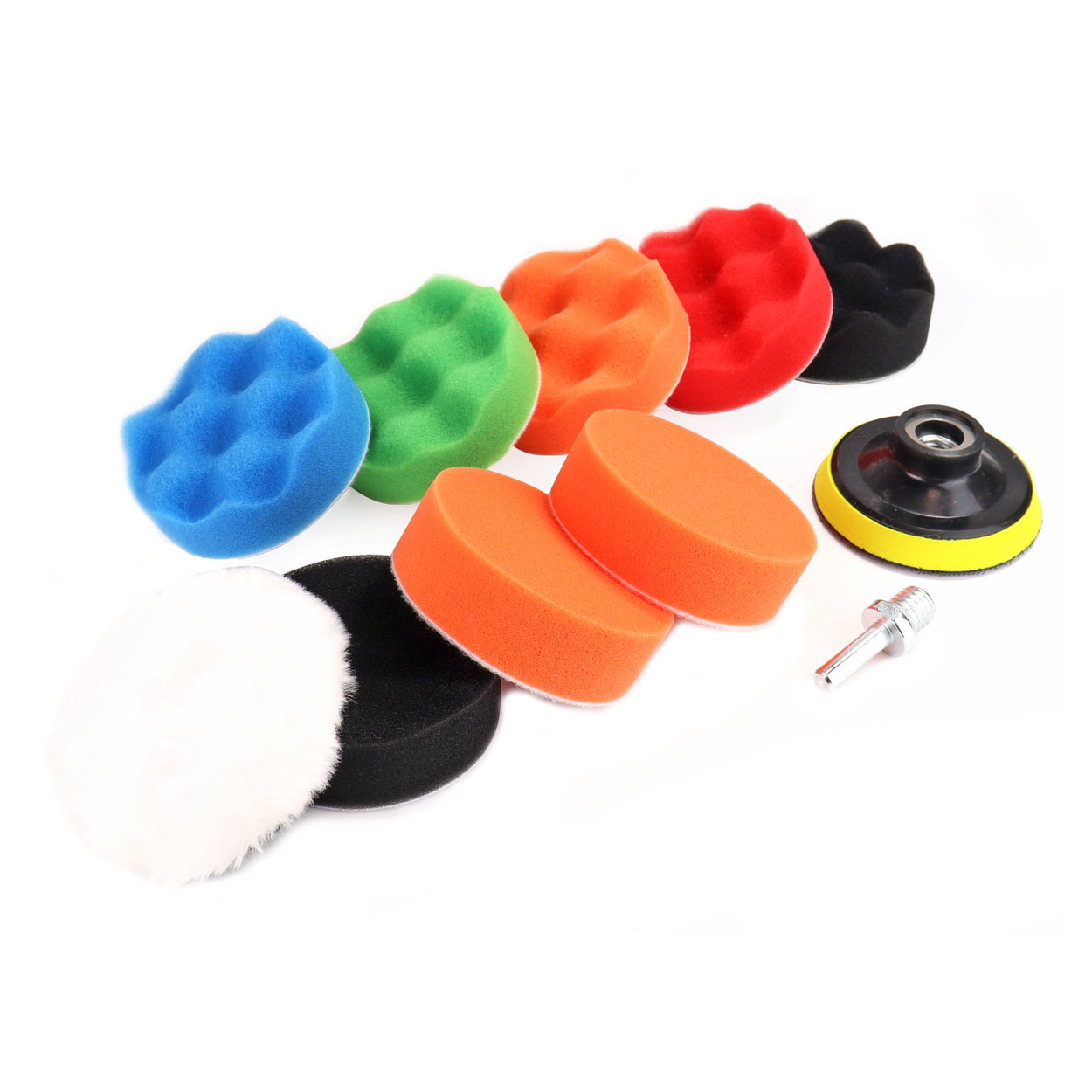 Juego de esponjas para pulido de coches 11 elementos 2 Juego de esponjas para pulido de coches 11 elementos