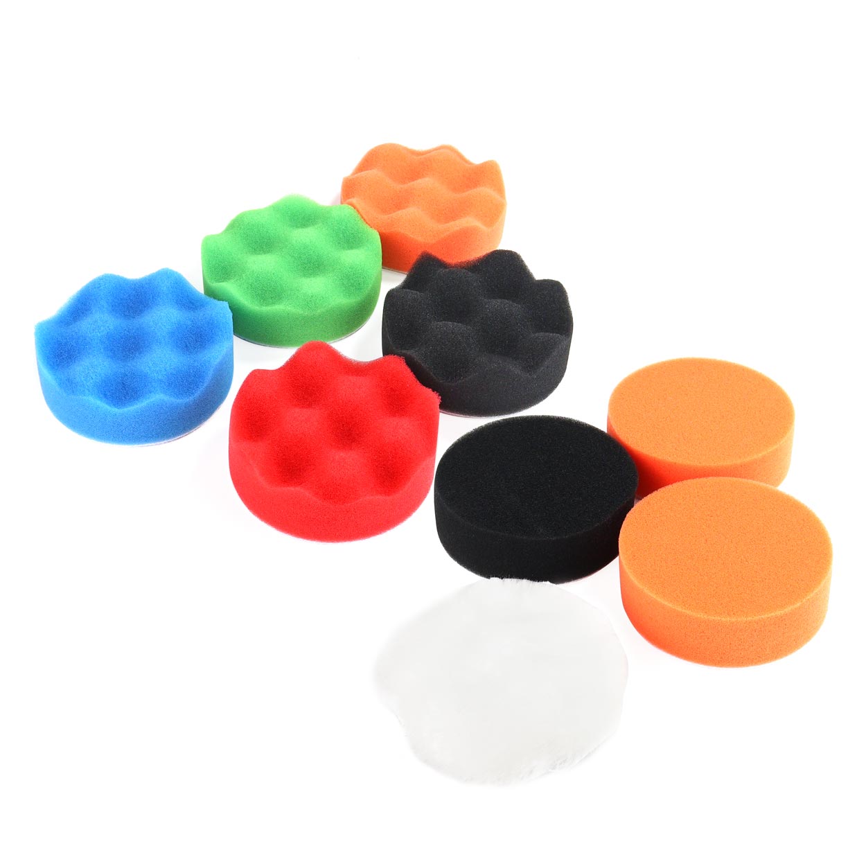 Juego de esponjas para pulido de coches 11 elementos 3 Juego de esponjas para pulido de coches 11 elementos