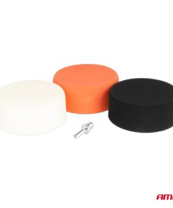 Juego de esponjas para pulido de coches 3 x 125mm + M14