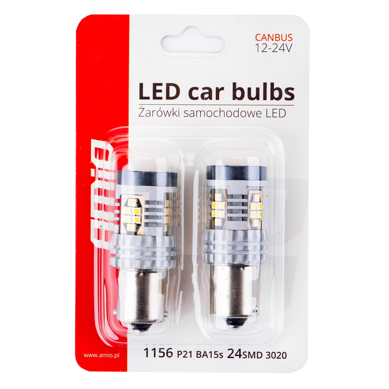 LED CANBUS 3020 24SMD 1156 BA15S P21W R10W R5W White 12V/24V 3 LED CANBUS 3020 24SMD 1156 BA15S P21W R10W R5W White 12V/24V