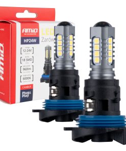 LED CANBUS 3030 18SMD HP24W White 12V/24V