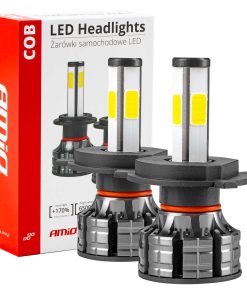 Bombilla Luz de Cruce LED Headlamp H4 COB 4Side AMiO