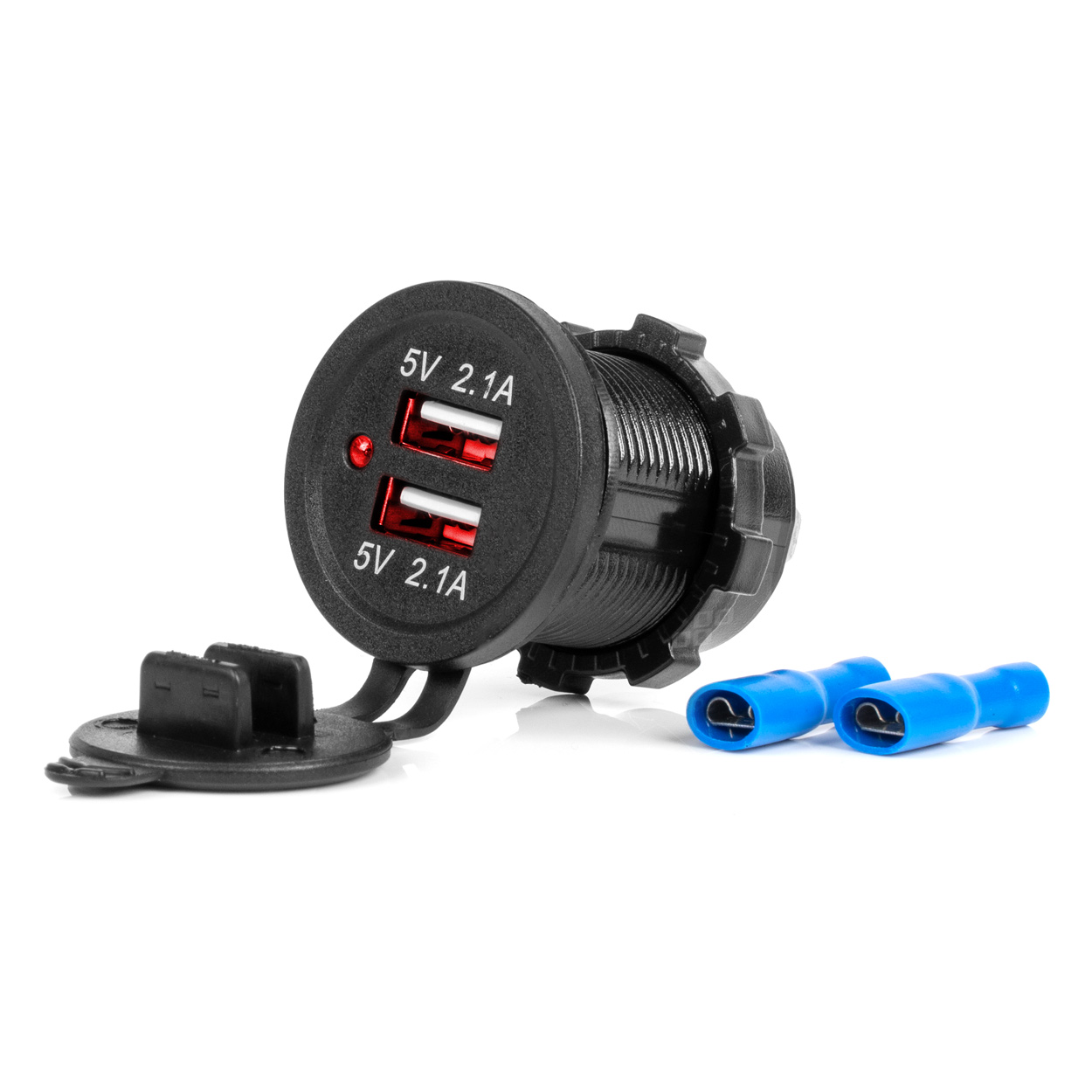 Cargador impermeable 2xUSB 12/24V MOD-04 1 Cargador impermeable 2xUSB 12/24V MOD-04