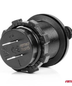 Cargador impermeable 2xUSB 12/24V MOD-04