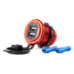 Cargador impermeable 2xUSB 12/24V MOD-10
