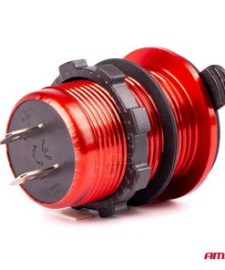 Cargador impermeable con chequeador de tensión  2xUSB 12/24V MOD-11