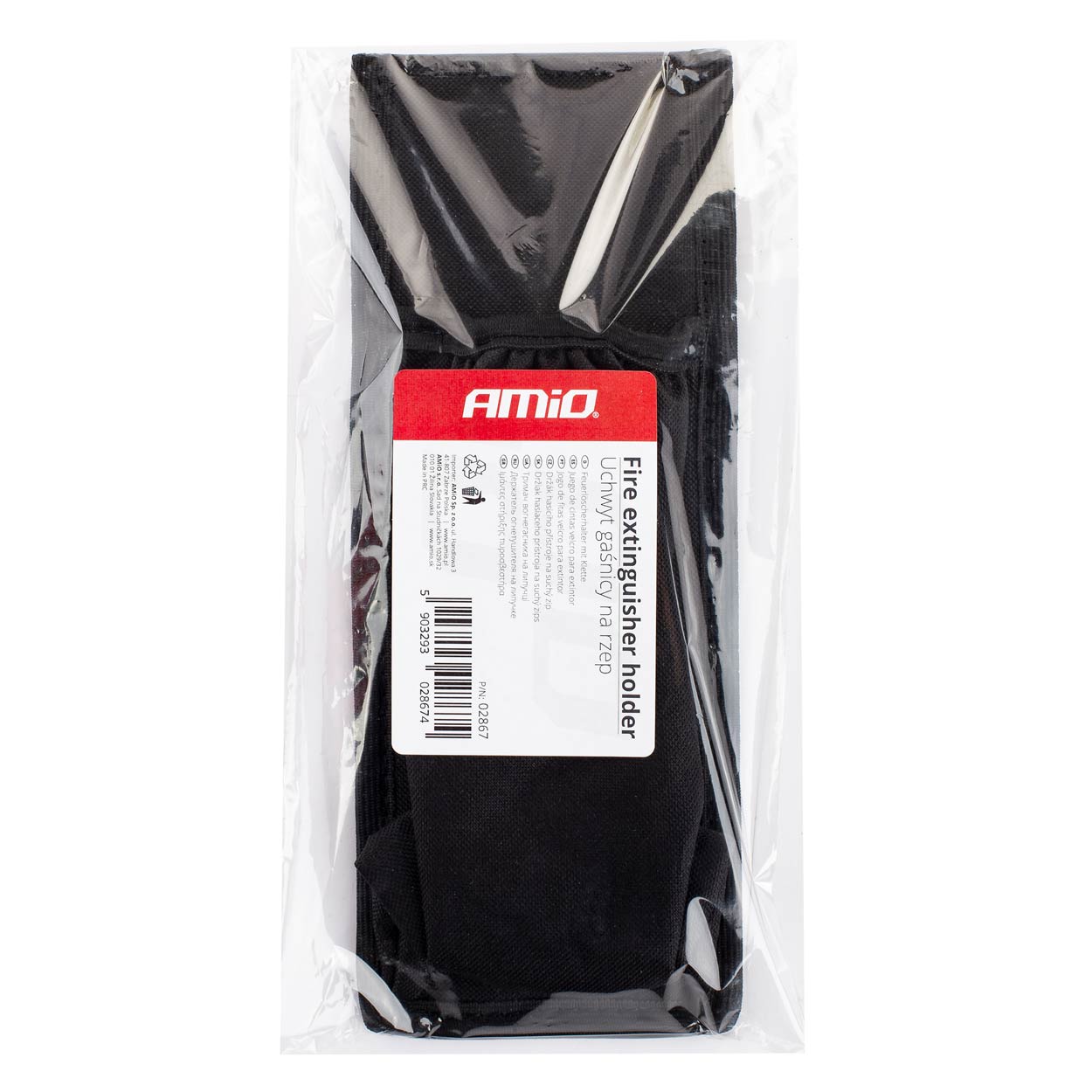 Bolsa para extintor sujeción velcro AMIO-02867 10 Bolsa para extintor sujeción velcro AMIO-02867