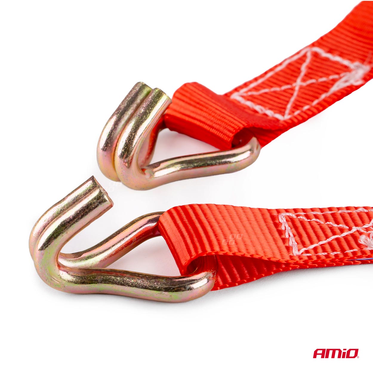 Juego cintas de amarre con tensor 500kg 25mm 4m BELT-06 4 Juego cintas de amarre con tensor 500kg 25mm 4m BELT-06
