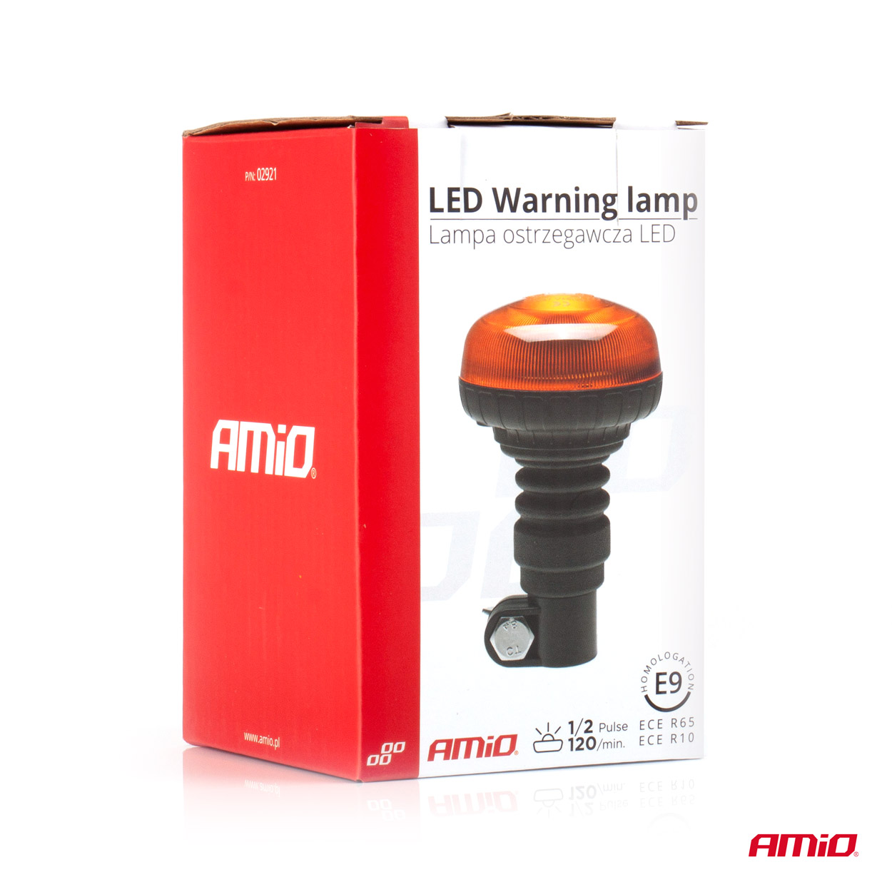 Lámpara Estroboscópica W21pl tubo flexible R65 R10 18LED 12/24V IP56 2 Lámpara Estroboscópica W21pl tubo flexible R65 R10 18LED 12/24V IP56