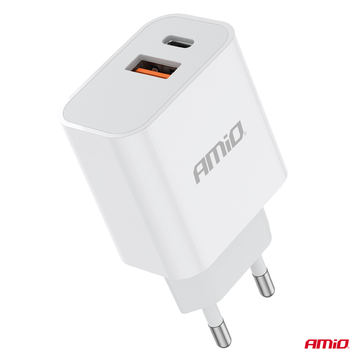 Cargador de pared PRO-09 USB+USB-C 20W Quick Charge 230V 2 Cargador de pared PRO-09 USB+USB-C 20W Quick Charge 230V