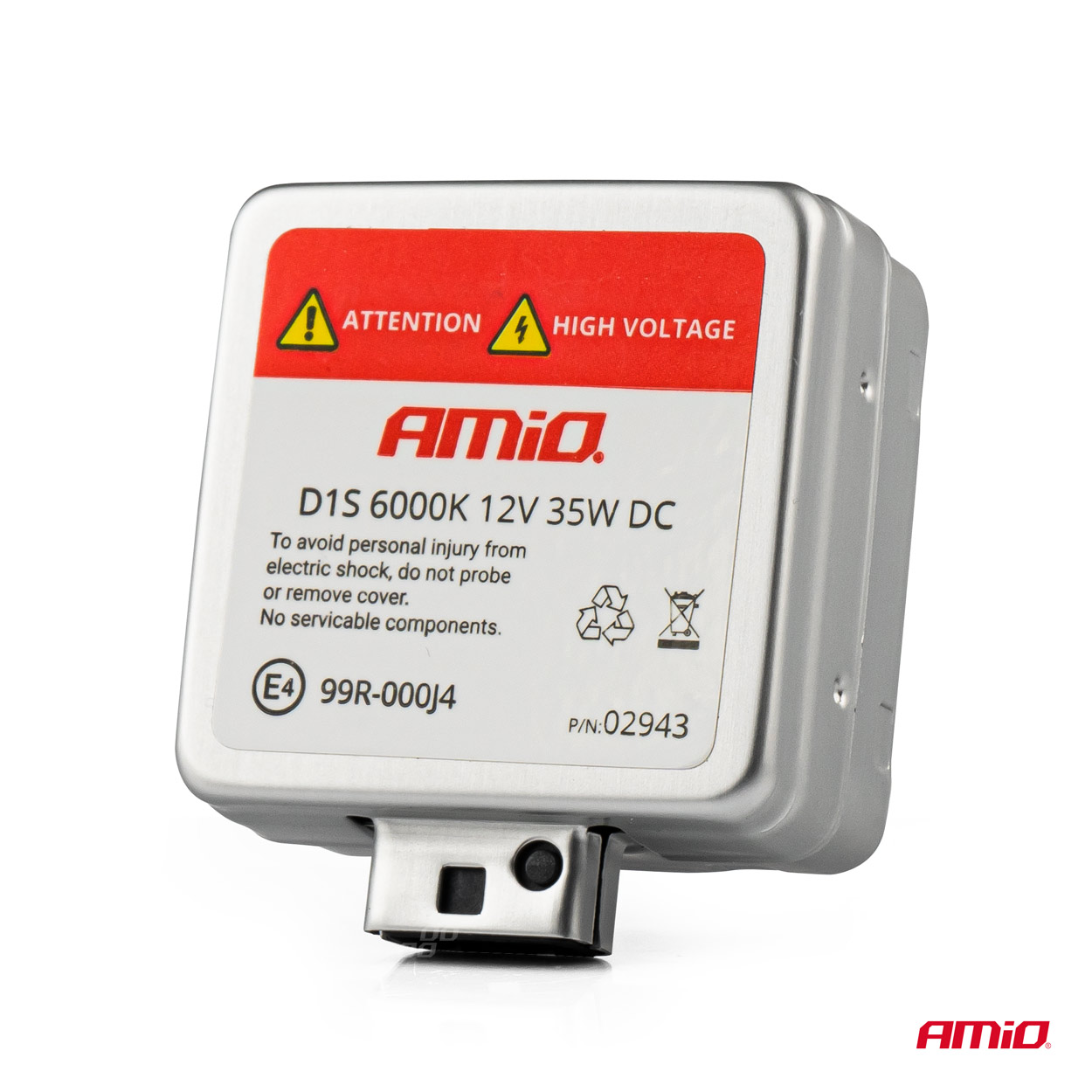 Bombilla xenón tipo D1S 35W 6000K AMiO BASIC 3 Bombilla xenón tipo D1S 35W 6000K AMiO BASIC