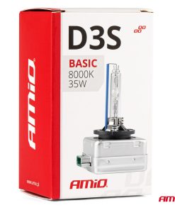 Bombilla xenón tipo D3S 35W 8000K AMiO BASIC