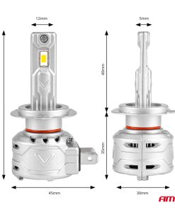 Bombilla Luz de Cruce LED Headlamp H7 X2 Series AMiO 6 Bombilla Luz de Cruce LED Headlamp H7 X2 Series AMiO