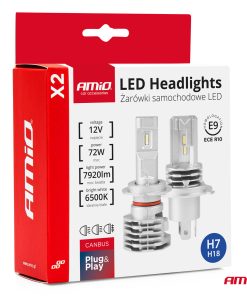 Bombilla Luz de Cruce LED Headlamp H7 X2 Series AMiO 7 Bombilla Luz de Cruce LED Headlamp H7 X2 Series AMiO