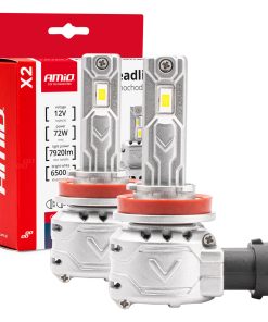 Bombilla Luz de Cruce LED Headlamp H8/H9/H11/H16 X2 Series AMiO