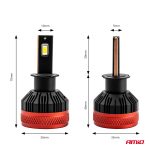Bombilla Luz de Cruce LED Headlamp H3 X3 Series AMiO