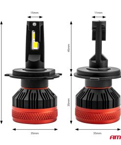 Bombilla Luz de Cruce LED Headlamp H4/H19 X3 Series AMiO-02979