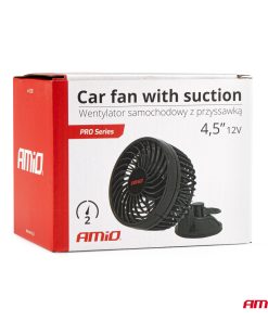 Ventilador de coche con ventosa 4,5" 12V 13 Ventilador de coche con ventosa 4,5