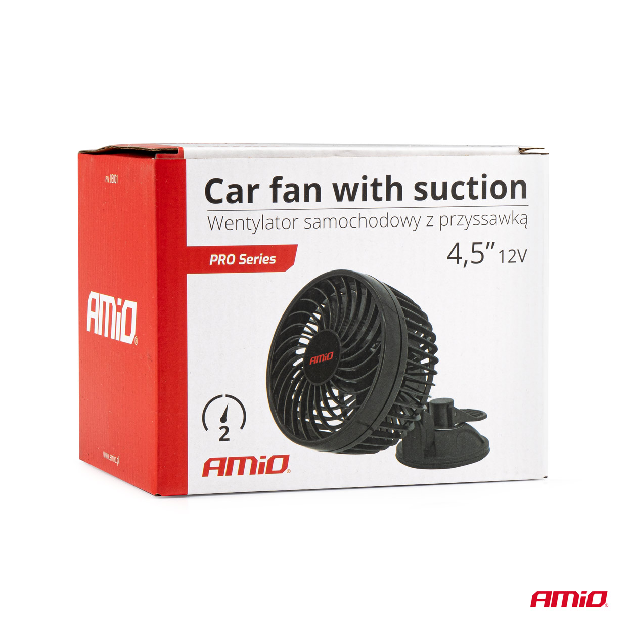 Ventilador de coche con ventosa 4,5" 12V 6 Ventilador de coche con ventosa 4,5" 12V