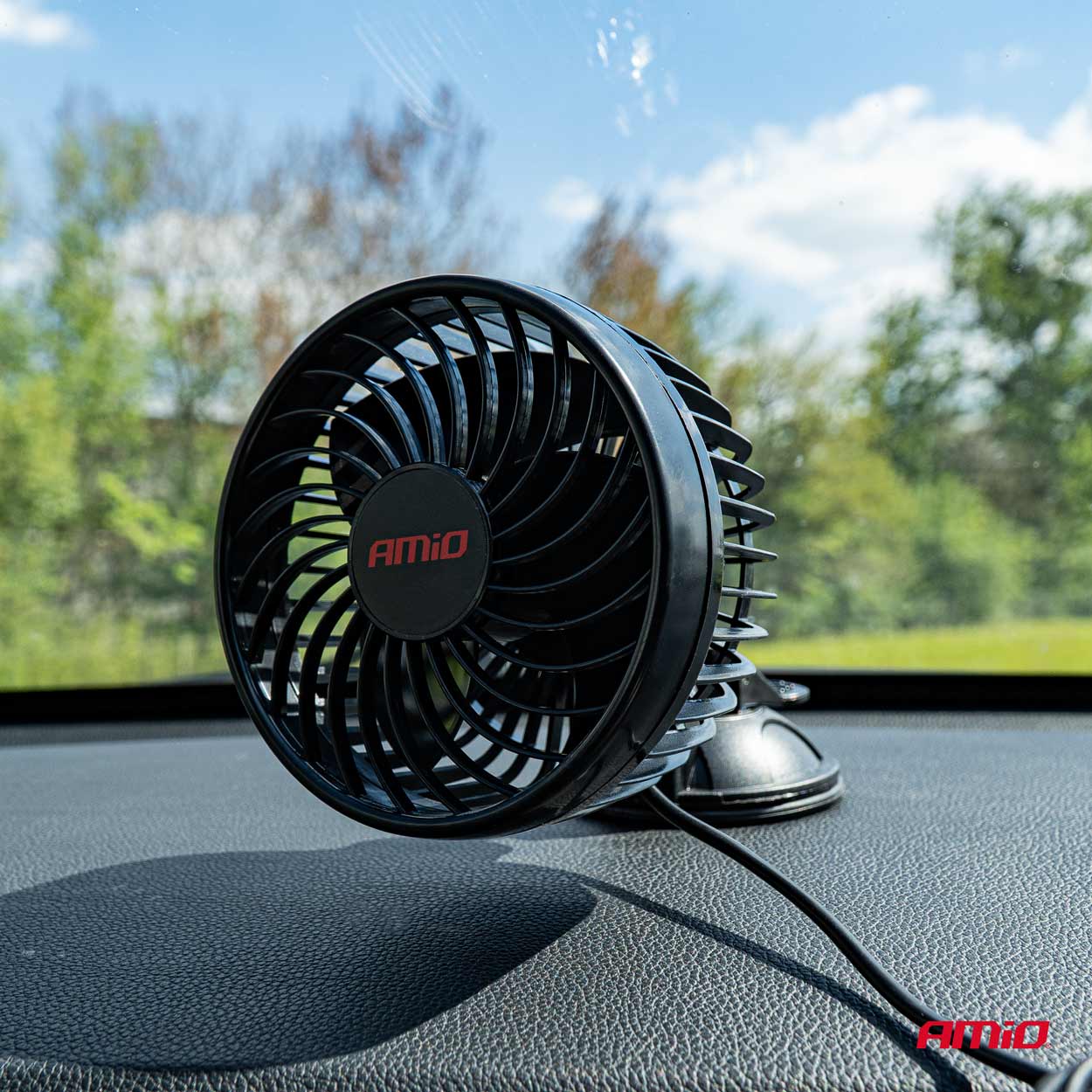 Ventilador de coche con ventosa 4,5" 12V 7 Ventilador de coche con ventosa 4,5" 12V