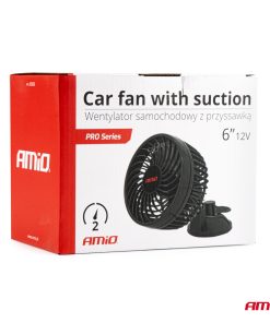 Ventilador de coche con ventosa 6" 12V 13 Ventilador de coche con ventosa 6