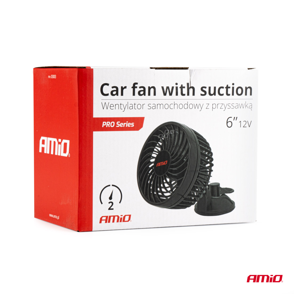 Ventilador de coche con ventosa 6" 12V 6 Ventilador de coche con ventosa 6" 12V