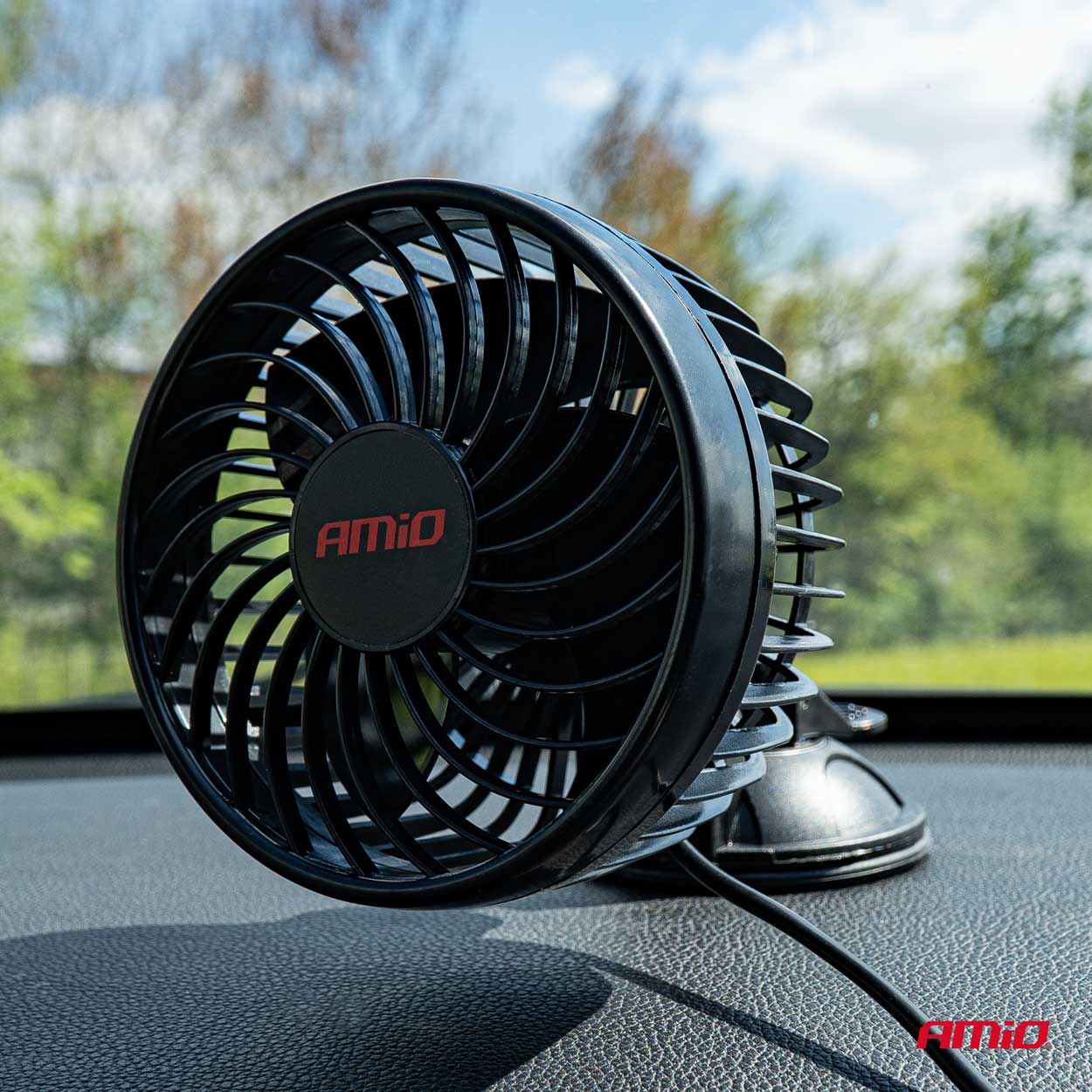 Ventilador de coche con ventosa 6" 12V 7 Ventilador de coche con ventosa 6" 12V