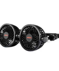 Ventilador de coche para reposacabezas 2x4" 12V 9 Ventilador de coche para reposacabezas 2x4
