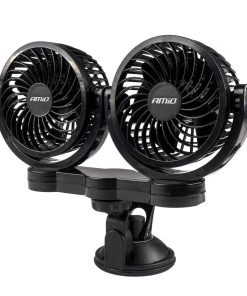 Ventilador de coche con ventosa 2x4