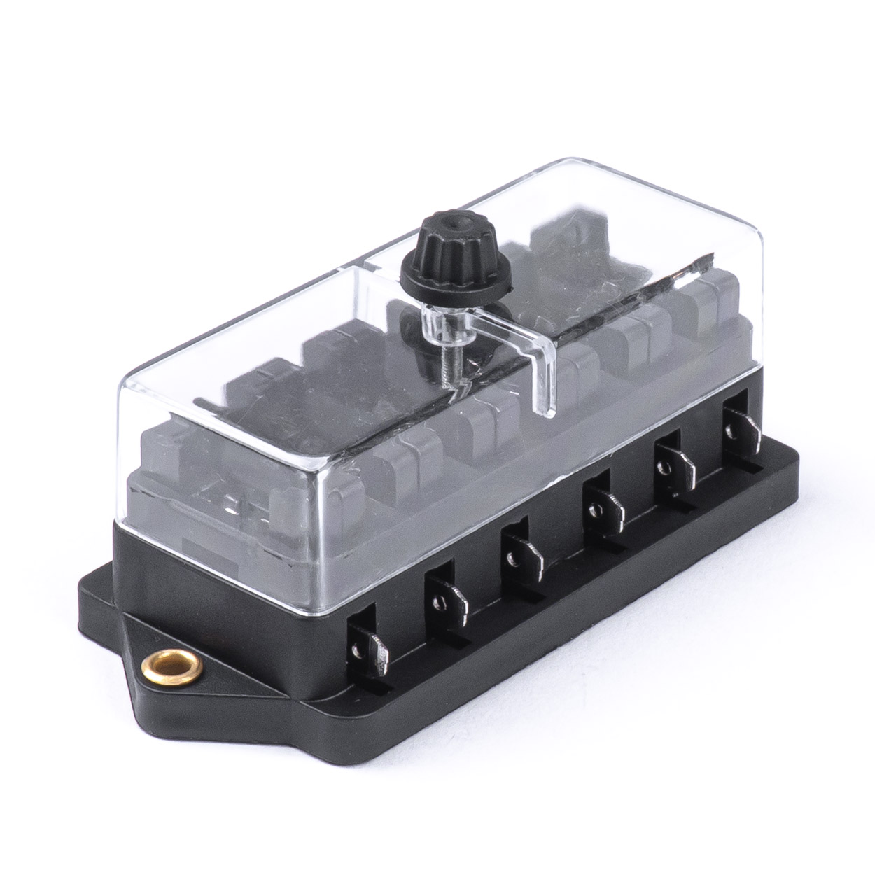 Caja de fusibles 6 tomas 30A max 1 Caja de fusibles 6 tomas 30A max
