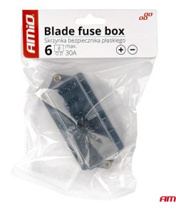 Caja de fusibles 6 tomas 30A max 8 Caja de fusibles 6 tomas 30A max