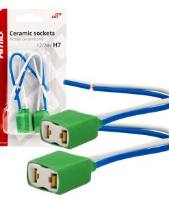 Arnes/ Enchufe Cerámico Recto 2 und. H7 cable 15 cm