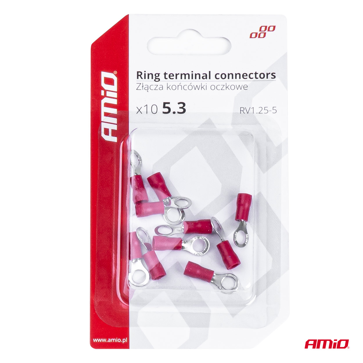 Terminal tipo Ojo RV 1.25-5 10 uds. 4 Terminal tipo Ojo RV 1.25-5 10 uds.