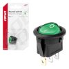 Interruptor Redondo Verde 12/24V 20A ON/OFF 10 Interruptor Redondo Verde 12/24V 20A ON/OFF