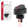 Interruptor Elíptico Piloto Rojo 12/24V max30A ON/OFF