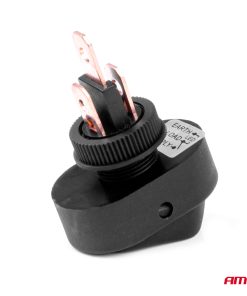 Interruptor Elíptico Piloto Rojo 12/24V max30A ON/OFF