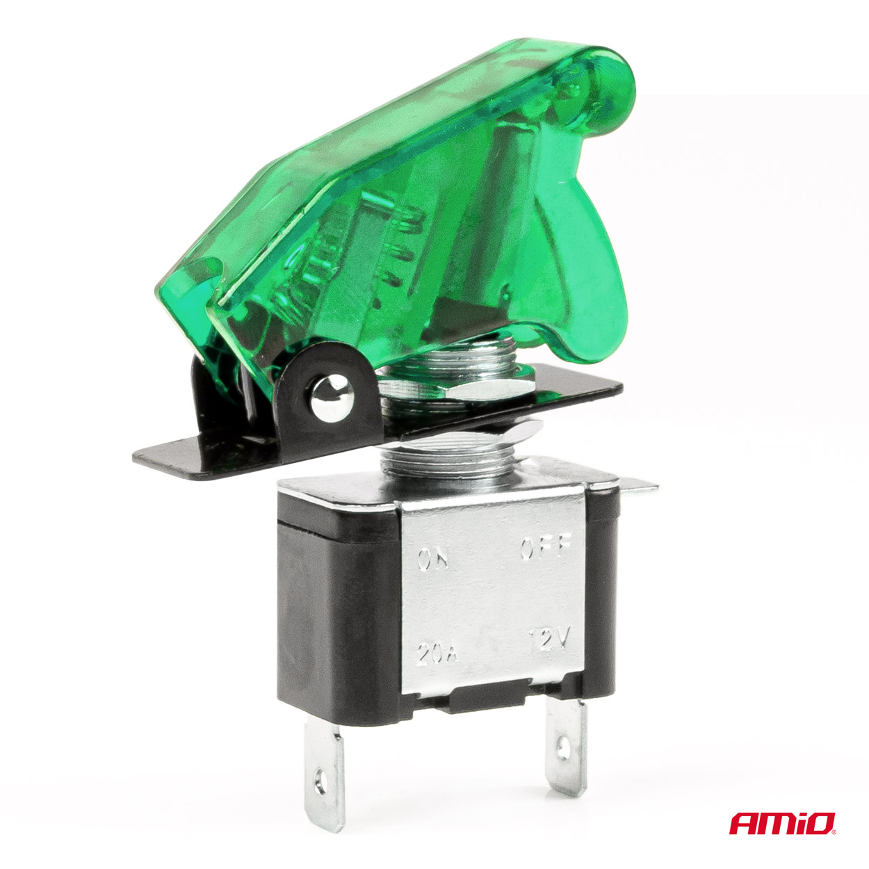 Interruptor estilo TOP GUN Verde (Iluminado) 12/24V 20A ON/OFF 2 Interruptor estilo TOP GUN Verde (Iluminado) 12/24V 20A ON/OFF