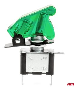 Interruptor estilo TOP GUN Verde (Iluminado) 12/24V 20A ON/OFF 7 Interruptor estilo TOP GUN Verde (Iluminado) 12/24V 20A ON/OFF
