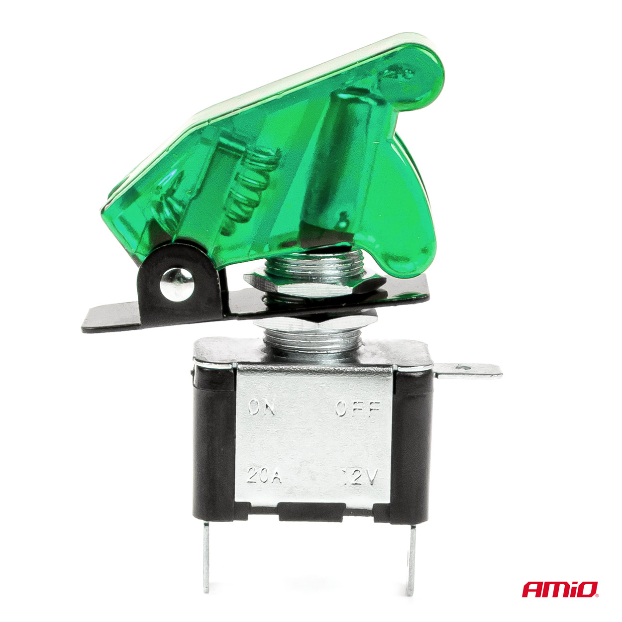 Interruptor estilo TOP GUN Verde (Iluminado) 12/24V 20A ON/OFF 3 Interruptor estilo TOP GUN Verde (Iluminado) 12/24V 20A ON/OFF