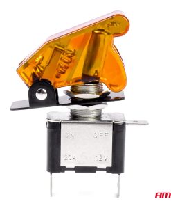 Interruptor estilo TOP GUN Amarillo (Iluminado) 12/24V 20A ON/OFF 7 Interruptor estilo TOP GUN Amarillo (Iluminado) 12/24V 20A ON/OFF